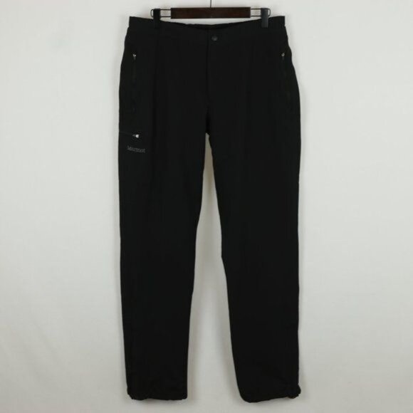 Marmot Scree Women's Large Black High Rise Weather Resistant Boot Cut Pants - Picture 2 of 11